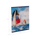 Тетрадь 24 листа в клетку ErichKrause Regata de Vela, обложка мелованный картон, блок офсет, белизна 100% белизны, МИКС (комплект 10 шт) - фото 22598532