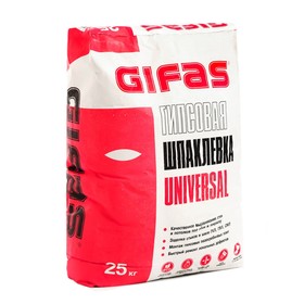 Шпаклёвка гипсовая Гифас Универсал (Gifas Universal) финишная, 25кг 7989000