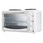 Мини-печь BQ EO3003WGP, 1400 Вт, 30 л, 2 конфорки, белая - Фото 2