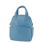 В2744 Сумка-рюкзак, отдел на молнии, цвет голубой 27х18х10см - фото 297290882