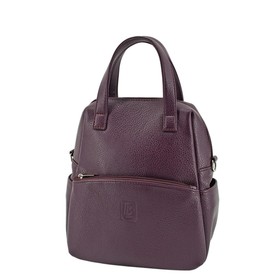 В2744 Сумка-рюкзак, отдел на молнии, цвет фиолетовый 27х18х10см