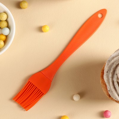 Кисть Доляна «Лето», 16.5×2.9 см, цвет оранжевый