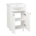 Комплект мебели для ванной: "Викотория 55" правый: Тумба + раковина "Стиль 55"+ зеркало-шкаф - Фото 3