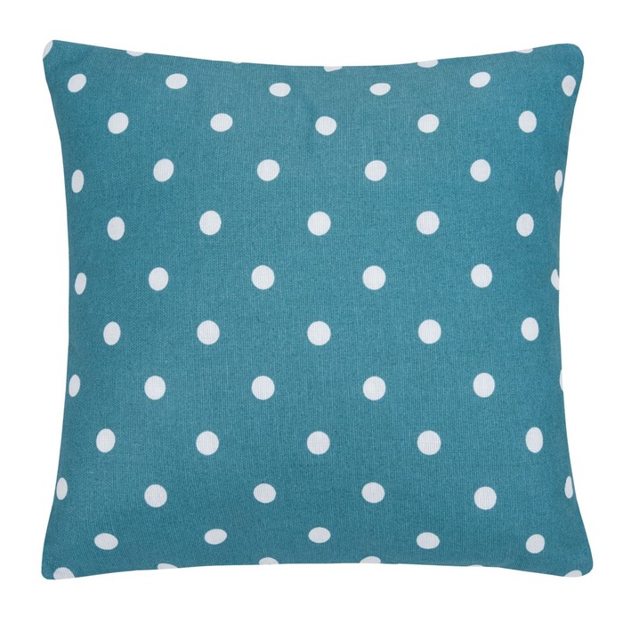 Подушка декоративная Blue polka dot, размер 40х40 см - Фото 1