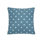 Подушка декоративная Blue polka dot, размер 40х40 см - Фото 2