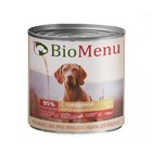 Влажный корм BioMenu тушеная говядина для собак, 750 г - фото 300701027
