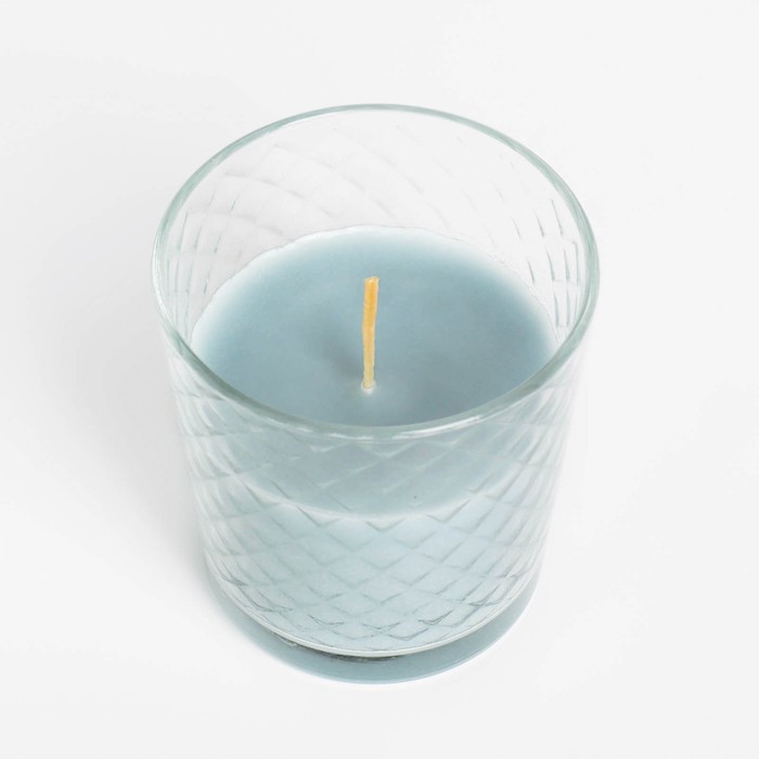 Свеча ароматическая в стакане "Карибский кокос", подарочная упаковка, 8х8,5 см, 30 ч - фото 1908913486