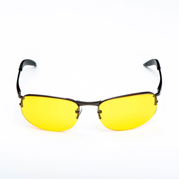Водительские очки, непогода/ночь, линзы - желтые, темно-серые - Фото 1