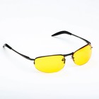 Водительские очки, непогода/ночь, линзы - желтые, темно-серые - Фото 2