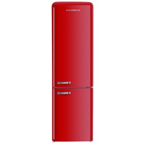 Холодильник MAUNFELD MFF186NFRR, двухкамерный, класс А+, 252 л, Full No Frost, красный