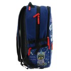 Рюкзак молодёжный 39 х 30 х 17 см, эргономичная спинка + usb и аудио выход, deVENTE Red Label, синий - Фото 5