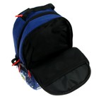 Рюкзак молодёжный 39 х 30 х 17 см, эргономичная спинка + usb и аудио выход, deVENTE Red Label, синий - Фото 9