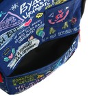 Рюкзак молодёжный 39 х 30 х 17 см, эргономичная спинка + usb и аудио выход, deVENTE Red Label, синий - Фото 10