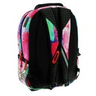 Рюкзак молодёжный 39 х 30 х 17 см, эргономичная спинка + usb и аудио выход, deVENTE Red Label, Love, розовый/зелёный - Фото 2