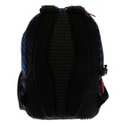 Рюкзак молодёжный 39 х 30 х 17 см, эргономичная спинка + usb и аудио выход, deVENTE Red Label, No Fear, синий/чёрный/зелёный - Фото 7
