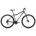 Велосипед 29" Forward Sporting 2.2 D, 2022, цвет чёрный/бирюзовый, р. 17" - фото 321342177