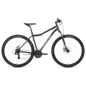 Велосипед 29" Forward Sporting 2.2 D, 2022, цвет чёрный/бирюзовый, р. 17" 7998042