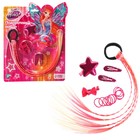 Подарочный набор аксессуаров для волос, розовый "Блум", WINX - фото 6613328