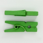 Набор прищепок для декора 50 шт., зелёные — 2,5 см - Фото 4
