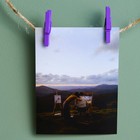 Набор прищепок для декора 50 шт., фиолетовые — 2,5 см - фото 1330324
