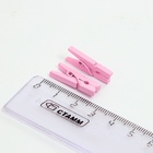 Набор прищепок для декора 50 шт., розовые — 2.5 см - Фото 8