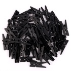 Набор прищепок для декора 50 шт., чёрные — 2.5 см - Фото 2