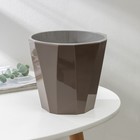 Кашпо для цветов со вставкой «Палермо», 1.8 л, коричневое - Фото 2