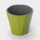 Кашпо для цветов со вставкой «Палермо», 1.8 л, цвет оливковый - Фото 2