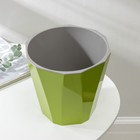 Кашпо для цветов со вставкой «Палермо», 3,6 л, цвет оливковый - Фото 3