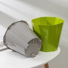 Кашпо для цветов со вставкой «Палермо», 3,6 л, цвет оливковый - Фото 4