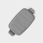 Маслёнка Martika «Летиция», пластик, 16.5×10 см, серая - Фото 4