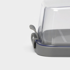 Маслёнка Martika «Летиция», пластик, 16.5×10 см, серая - Фото 6