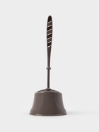 Ёршик для унитаза «Капри», 14×12.5×37 см, с подставкой, коричневый - Фото 2