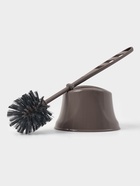 Ёршик для унитаза «Капри», 14×12.5×37 см, с подставкой, коричневый - Фото 4