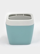 Подставка для зубных щёток Martika «Эллиса», 10.4×10.4×9.9 см, пластик, бирюзовая - Фото 1