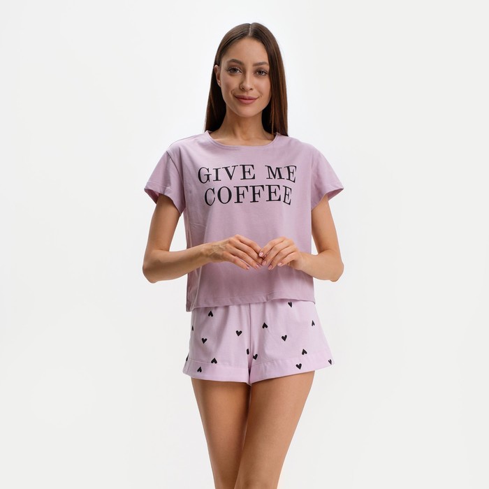 Пижама женская KAFTAN "Coffee" р. 44-46 - Фото 1