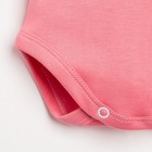 Боди с длинным рукавом Крошка Я «Зайчик», рост 86-92 см, цвет розовый - фото 27336115