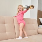 Боди с длинным рукавом Крошка Я «Зайчик», рост 86-92 см, цвет розовый - фото 27336110