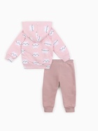 Комплект: худи и брюки Крошка Я «Киса», рост 68-74 см, цвет розовый/лиловый - Фото 7