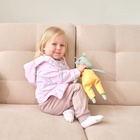 Комплект: худи и брюки Крошка Я «Киса», рост 86-92 см, цвет розовый/лиловый - Фото 1