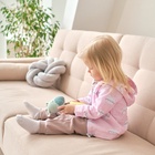 Комплект: худи и брюки Крошка Я «Киса», рост 86-92 см, цвет розовый/лиловый - Фото 2