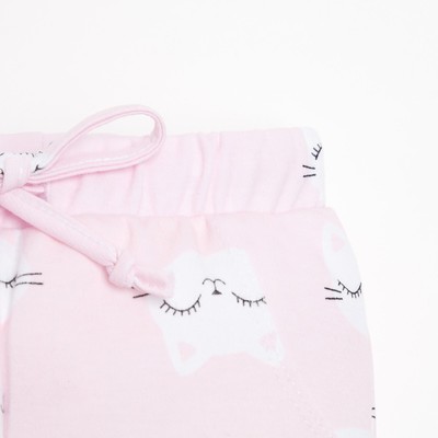 Комплект: боди, шапочка и брюки Крошка Я «Киса», рост 68-74 см
