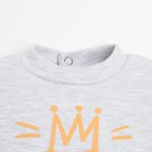 Комбинезон Крошка Я «Princess», рост 68-74 см, цвет серый - фото 117015083