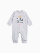 Комбинезон Крошка Я «Princess», рост 74-80 см, цвет серый - Фото 3