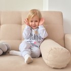 Комбинезон Крошка Я «Princess», рост 74-80 см, цвет серый - Фото 1