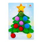 Мозаика-сортер «Яркая ёлочка» - фото 31102830