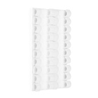 Держатель самоклеящийся для проводов и гирлянд ТУНДРА, 20 шт., белый - Фото 5