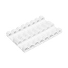 Держатель самоклеящийся для проводов и гирлянд ТУНДРА krep, 15×40 мм, белый, 16 шт. - Фото 4