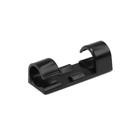 Держатель самоклеящийся для проводов и гирлянд ТУНДРА krep, 15×40 мм, черный, 16 шт. - Фото 7