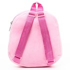 Рюкзак детский для девочки, плюшевый на молнии, с карманом, 19×22 см «Кошечка Мари», Коты Аристократы - Фото 2